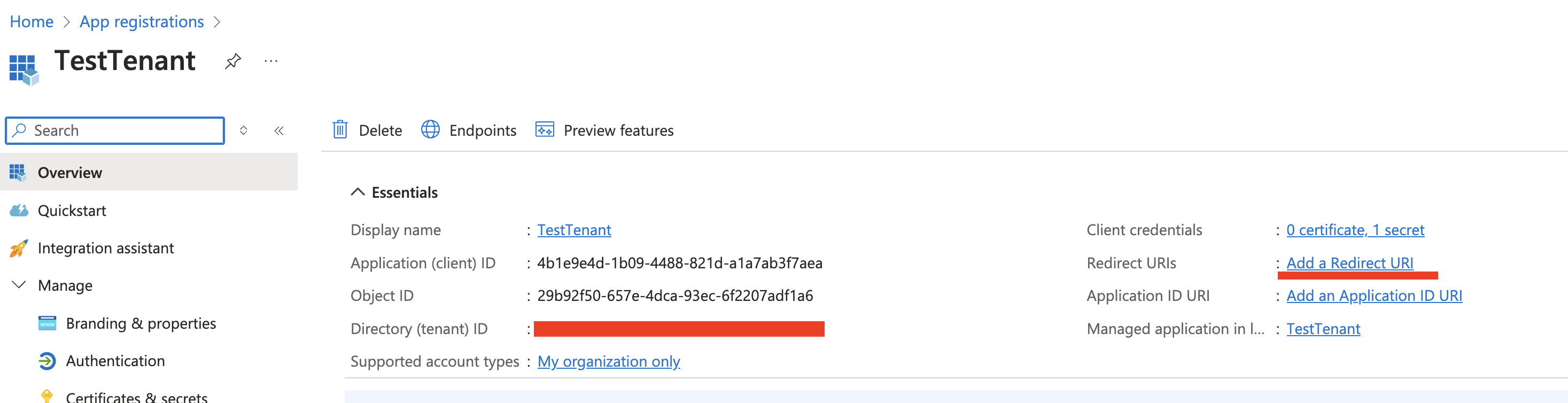 Configuring Redirect URI for Azure App